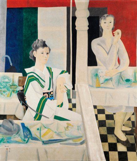 堂本印象 「メトロ」 超希少画集より、新品額装付 没後50年記念〉企画展「The Great DOMOTO―堂本印象の家族たち